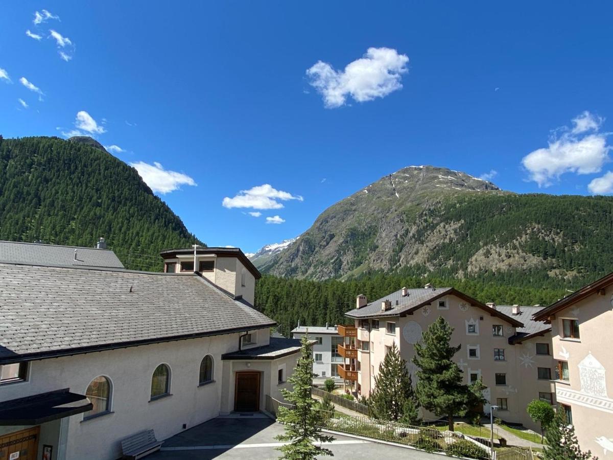 Dachwohnung Im Alpenstil, 60M2 Fuer 2P, Mit Garage - Bm186 Pontresina Exterior photo